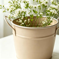 Retro Dual Ear Iron Flower Bucket