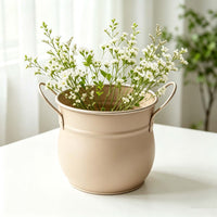 Retro Dual Ear Iron Flower Bucket